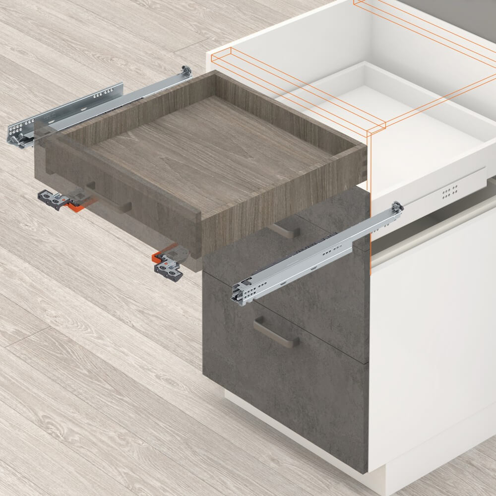 MOVENTО BLUMOTION, 40 кг с замками, Blum